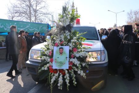 🔷️تشییع پیکر شهید امنیت در مناطق زلزله زده خوی