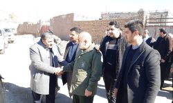 دومین بازديد فرمانده کل سپاه از مناطق زلزله‌زده