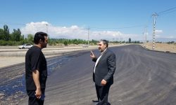 بازدید شهردار خوی از روند عملیات احداث کمربندی شهید سلیمانی