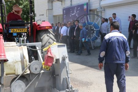 آئین کلنگ زنی طرح ملی فیبر نوری شهر خوی برای اولین بار در شمالغرب کشور