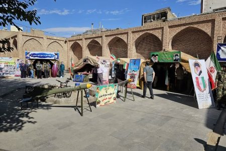 افتتاح نمایشگاه “اسوه ناحیه ای” پایگاه های مقاومت بسیج سپاه شهرستان خوی بمناسبت هفته دفاع مقدس