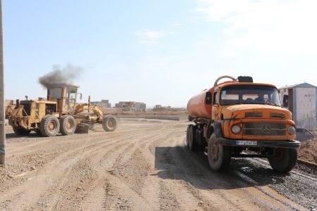 استمرار عملیات اجرایی پروژه کمربندی شهید سلیمانی