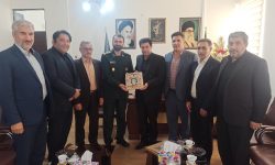 دیدار اعضای شورای شهر وشهردار با فرمانده جدید سپاه خوی