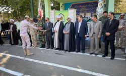 مراسم صبحگاه مشترک نیروهای مسلح شهرستان خوی