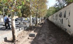 آماده سازی، زیرسازی و سنگ فرش چینی در خیابان استاد شهریار