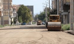 زیرسازی و آماده سازی خیابان شهید امین نژاد