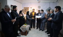 بازدید اعضای شورای اسلامی شهر و شهردار خوی از از نمایشگاه صنایع دستی