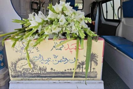 بوی عطر پیکر مطهر شهید گمنام دوران دفاع مقدس در شهرستان خوی پیچید