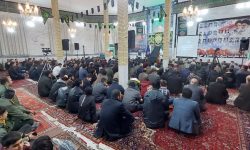 برگزاری یادواره شهدا در مسجد حاج رضا شهانق خوی