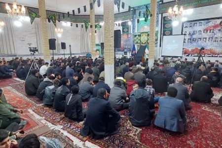 برگزاری یادواره شهدا در مسجد حاج رضا شهانق خوی