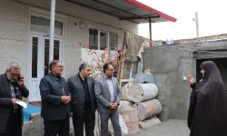 بازدی مسئولین شهرستانی از واحدهای بازسازی شده در مناطق زلزله زده خوی
