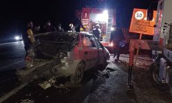 واژگونی خودرو زانتیا در محور خوی-رازی