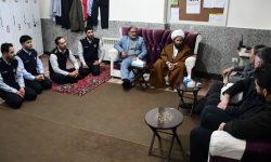 بازدید شبانه مسئولین از ایستگاه شماره یک آتش‌نشانی شهید علی قانع