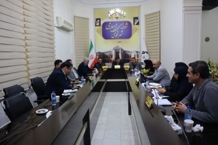 برگزاری جلسه کمیسیون بهداشت، تعاون و رفاه شورای اسلامی شهر خوی