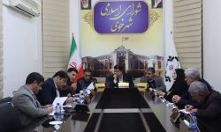 برگزاری جلسه رسمی شورای اسلامی شهر خوی