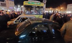 سانحه رانندگی در میدان مرکزی شهر خوی