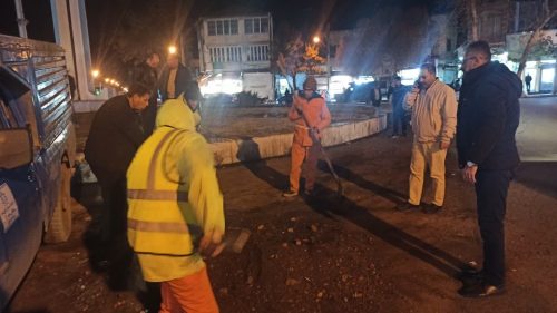 حضور پاکبانان در محل حادثه