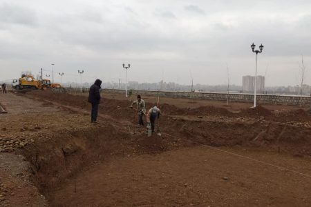 تداوم عملیات احیای باغ دلگشا