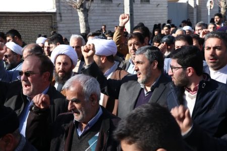 راهپیمایی پرشور مردم انقلابی شهرستان خوی در ۲۲ بهمن