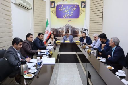 برگزاری جلسه رسمی شورای اسلامی شهر خوی
