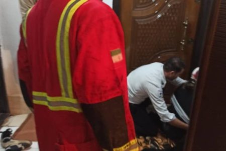 شهروند سقوط کرده از آسانسور نجات یافت