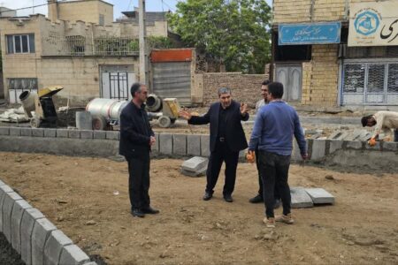 شهردار از روند اجرای پروژه ها در سطح شهر خوی بازدید کرد