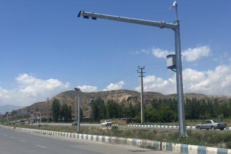 دوربین سرعت سنج در کمربندی شهید حجازیفر نصب شد