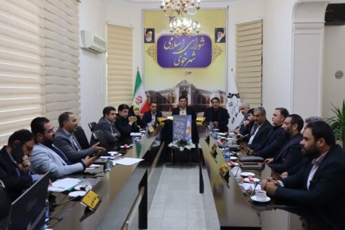 کمیسیون خدمات شهری شورای اسلامی شهر خوی برگزار شد