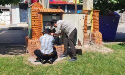 رفع اتصالات سیستم برق پارک شیخ نوائی به جهت رفاه حال شهروندان