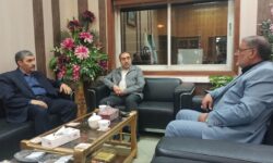 دیدار فرماندار و شهردار خوی با مدیرکل صداوسیما استان آذربایجان غربی