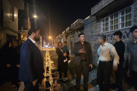 بازدید اعضای شورای اسلامی شهر در خلال جشن “شادمانه غدیر” از کوچه های منطقه ملاباغی