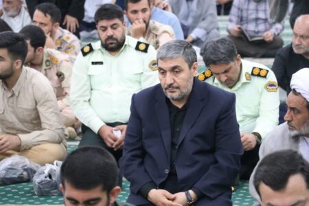 حضور اعضای شورای اسلامی شهر و شهردار خوی در چهلم شهید جمهور