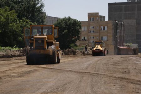 استمرار عملیات عمرانی در احداث خیابان ۳۰ متری امتداد شیخ نوایی (ره)