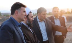 بازدید مسئولان شهری از پروژه احداث خیابان ۳۰ متری شیخ نوایی