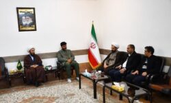 دیدار سرپرست و هیات امناء سازمان آرامستان های شهرداری خوی با امام جمعه این شهرستان
