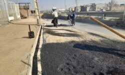 عملیات ساماندهی اعم از جدول گذاری و آسفالت ریزی زیرگذر سعیدآباد توسط شهرداری خوی