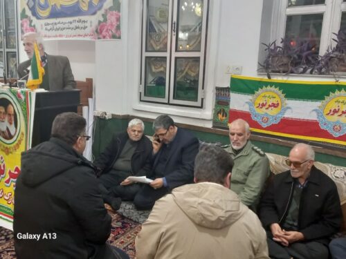 شهردار خوی در بین مردم