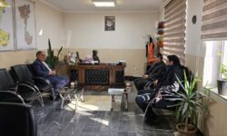 بازدید فرماندار و شهردار خوی از سازمان سیما، منظر و فضای سبز شهرداری خوی