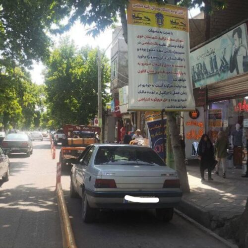 جمع آوری خودروهای متوقف در خطوط تاکسی