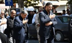 برگزاری مراسم عزاداری خیابانی سالروز شهادت امام حسن عسکری (ع) در خوی