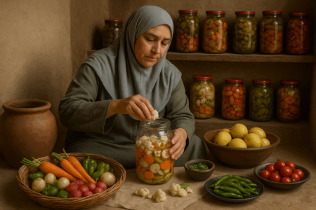 ترشی بار گذاشتن آناجان کجا و ترشی های ما کجا؟