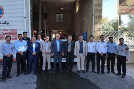 بازدید مسئولین شهری خوی از ایستگاه‌های آتش‌نشانی