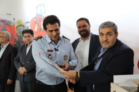 گرامیداشت روز آتش نشانی در خوی
