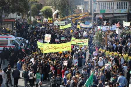 برگزاری راهپیمایی باشکوه ۱۳ آبان در خوی