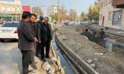 بازدید شهردار خوی از روند اجرای پروژه های عمرانی