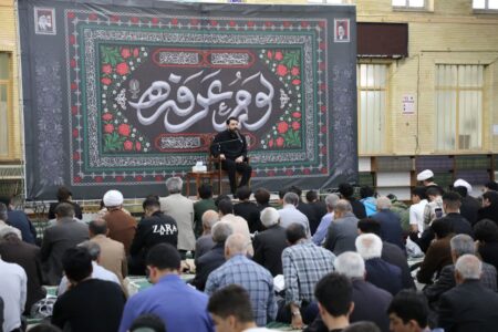 طنین نوای عرفه با نوای امین قدیم در مصلی خوی