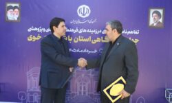 تفاهم‌نامه همکاری شهرداری خوی و جهاد دانشگاهی آذربایجان‌غربی امضا شد