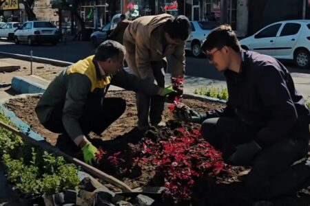بیش از یک‌میلیون و ۵۸۷ هزار بوته گل و نهال در خوی کاشت شد