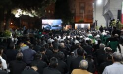 میثاق دوباره مردم ولایت‌مدار خوی با آرمان‌های انقلاب در شب پایانی عزاداری دهه دوم محرم / عکس