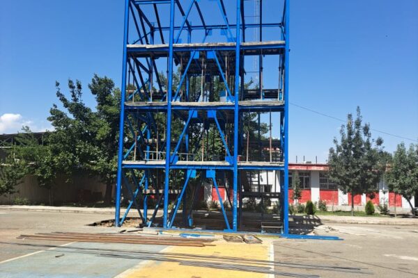 سازه تخصصی آموزش کار در ارتفاع و فضاهای معلق آتش نشانی خوی بزودی به بهره برداری می رسد